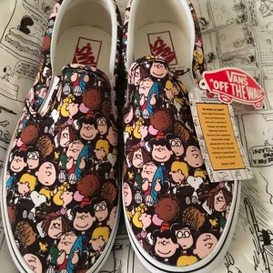 Vans New Peanut “The Gang” Classic Silp On Shoes